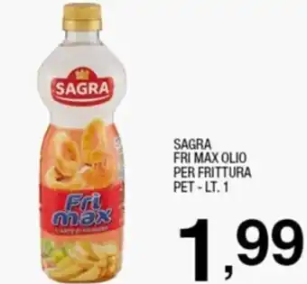 Sigma Sagra Fri Max Olio per Frittura Pet - 1lt offerta