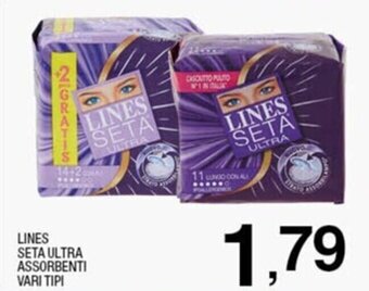 Sigma Lines Seta Ultra Assorbenti Vari Tipi offerta