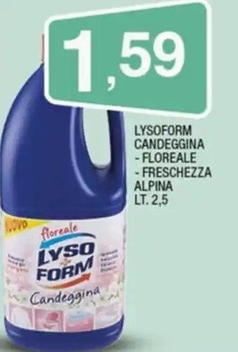 Sigma Lysoform Candeggina 2,5lt offerta