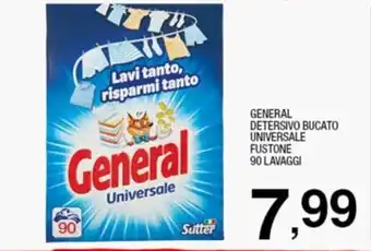 Sigma General Detersivo Bucato Universale Fustone 90 lavaggi offerta
