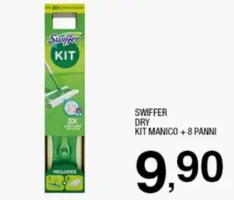 Sigma Swiffer Dry Kit Manico + 8 Panni offerta