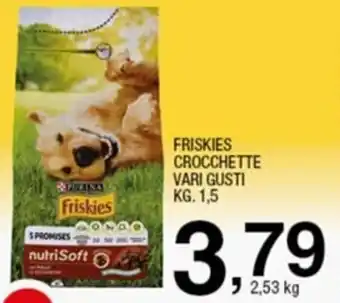 Sigma Friskies Crocchette Vair Gusti 1,5kg offerta