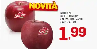Sigma Marlene Mele Crimson Snow - Cal. 75/80 Cat.1 - al kg. offerta