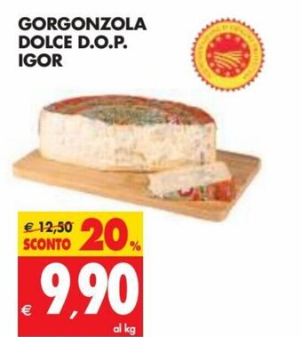 Tigros Igor Gorgonzola Dolce D.O.P. offerta