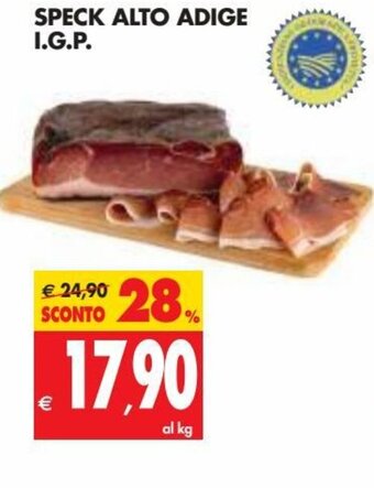 Tigros Speck Alto Adige I.G.P. offerta