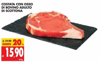 Tigros Costata con Osso di Bovino Adulto di Scottona offerta