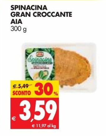 Aia Spinacina Gran Croccante 300g