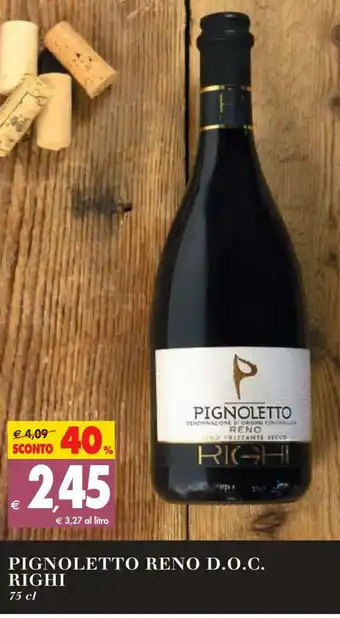 Tigros Righi Pignoletto Reno D.O.C. 75cl offerta