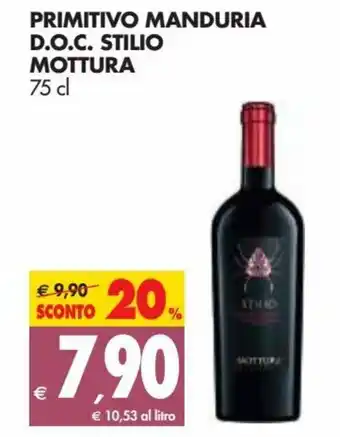 Mottura Primitivo Manduria D.O.C. 75cl