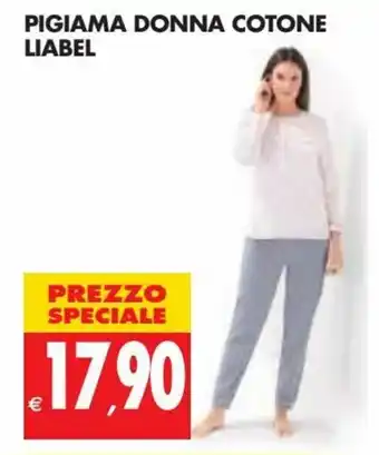 Liabel Pigiama Donna Cotone