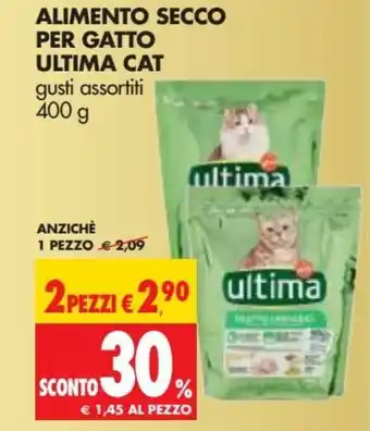 Tigros Ultima Cat Alimento Secco per Gatto 400g offerta