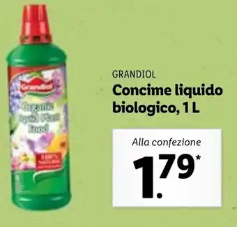 Lidl Grandiol Concime liquido biologico 1L offerta