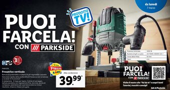 Lidl Parkside Fresatrice verticale offerta