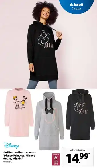 Disney Vestito sportivo da donna "Disney Princess, Mickey Mouse, Minnie"