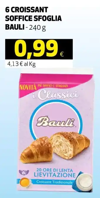 Bauli 6 Croissant Soffice Sfoglia 240g