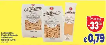 A&O La Molisana Pasta di Semola Solo Grano Italiano 500g offerta