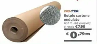 Bricocenter Dexter Rotolo cartone ondulato offerta