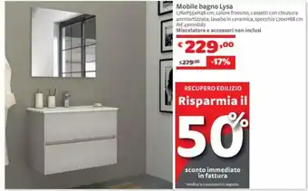 Bricocenter Mobile bagno Lysa offerta