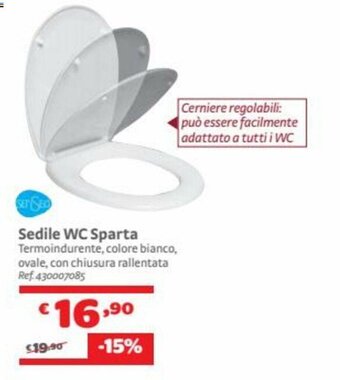Bricocenter Sedile WC Sparta offerta