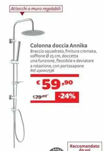 Bricocenter Colonna doccia Annika offerta