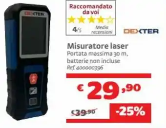 Bricocenter Dexter Misuratore laser offerta