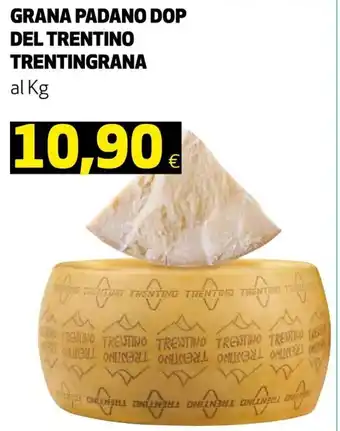 Ipercoop Grana Padano DOP Del Trentino Trentingrana offerta