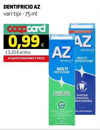 AZ Dentifricio vari tipi 75 ml