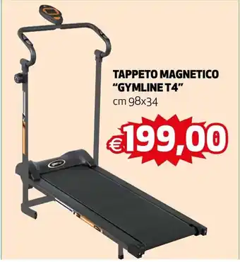 Ipercoop Tappeto Magnetico "Gymline T4" 98x34 cm offerta