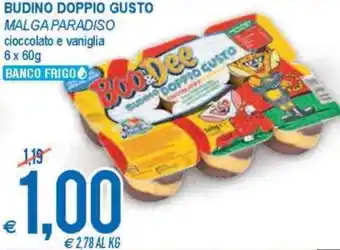 MD Discount Budino Doppio Gusto 6 x 60g offerta