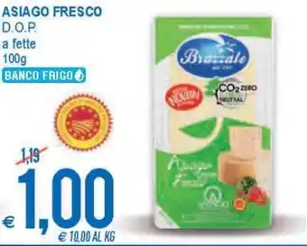 MD Discount Asiago Fresco D.O.P. a fette 100g offerta
