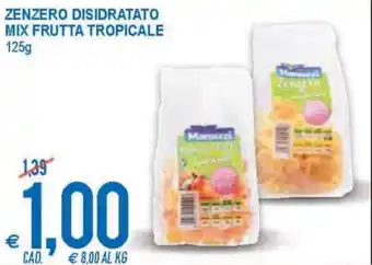 MD Discount Zenzero Disidratato Mix Frutta Tropicale 125g offerta