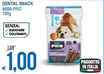 MD Discount Miba Pro Dental Snack 180g offerta