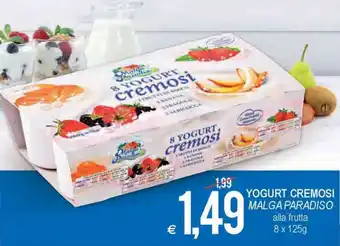 MD Discount Malga Paradiso Yogurt Cremosi 8 x 125g offerta