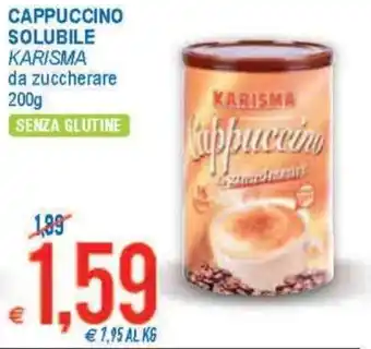 MD Discount Karisma Cappuccino Solubile 200g offerta