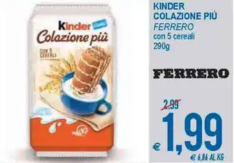 MD Discount Ferrero Kinder Colazione Più 290g offerta