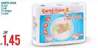 MD Discount Flou Carta Casa 3 rotoli offerta