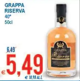 MD Discount Grappa Riserva 50cl offerta