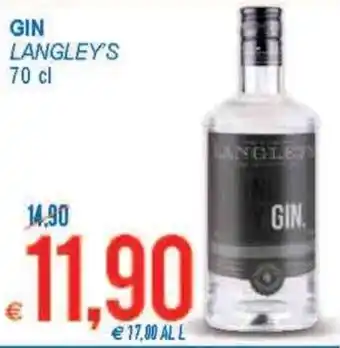 MD Discount Langley's Gin 70cl offerta