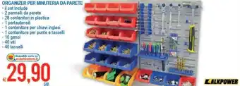 MD Discount Alkpower Organizer per Minuteria da Parete offerta