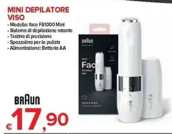 MD Discount Braun Mini Depilatore Viso offerta