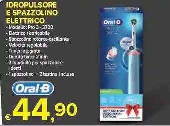 Oral B Idropulsore e Spazzolino Elettrico