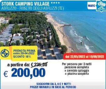 MD Discount Stork Camping Village offerta