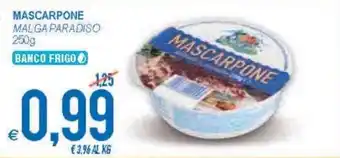 MD Discount Malga Paradiso Mascarpone 250g offerta