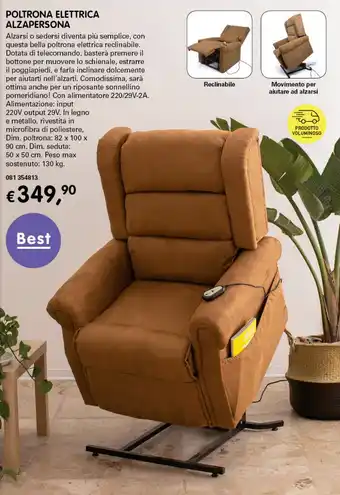 Poltrona Elettrica Alzapersona