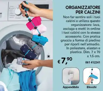 Organizzatore per Calzini 7 x 70 x 1.5 cm