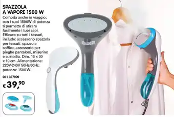 Spazzola a Vapore 1500 W