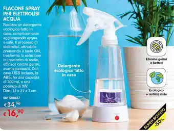 Dmail Flacone Spray per Elettrolisi Acqua offerta