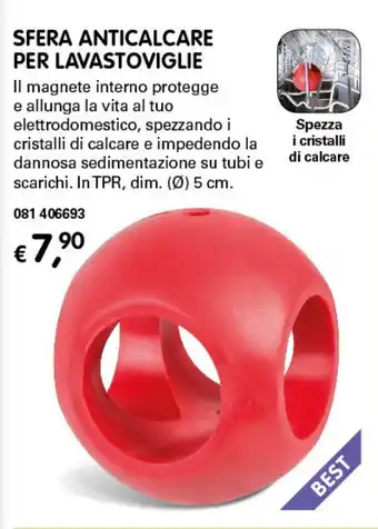 Sfera Anticalcare per Lavastoviglie
