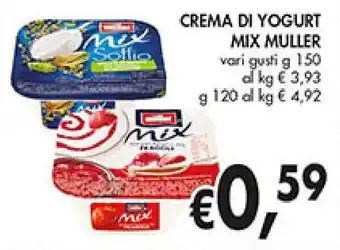 Coal Crema Di Yogurt Mix Muller g 150 offerta