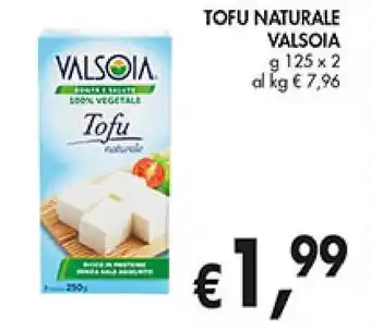 Coal Valsoia Tofu Naturale g 125 x 2 offerta